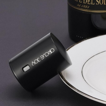 Вакуумная пробка для вина Wine Sealer, черная фото 