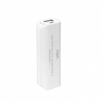 Внешний аккумулятор, Aster PB, 2000 mAh, белый, транзитная упаковка фото 2