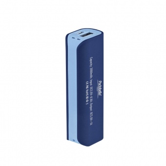 Внешний аккумулятор, Aster PB, 2000 mAh, синий/голубой,  транзитная упаковка фото 