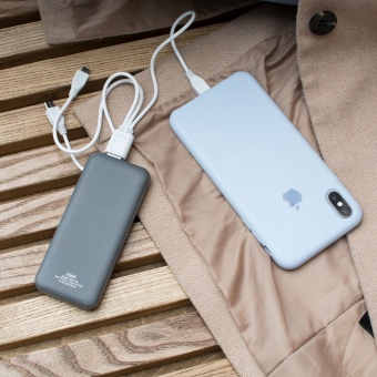 Внешний аккумулятор, Avis PB, 5000 mAh, серый фото 