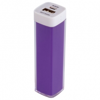 Внешний аккумулятор Bar, 2200 мАч, ver.2, фиолетовый фото 1