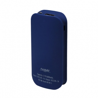Внешний аккумулятор, City PB, 4000 mAh, синий, подарочная упаковка с блистером фото 