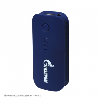 Внешний аккумулятор, City PB, 4000 mAh, синий, подарочная упаковка с блистером фото 