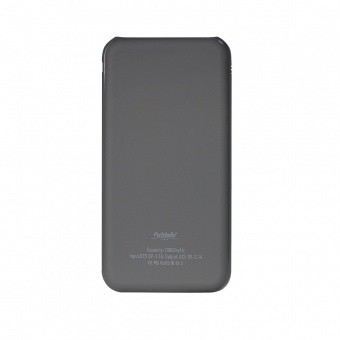 Внешний аккумулятор, Grand PB, 10000 mAh, серый, подарочная упаковка с блистером фото 