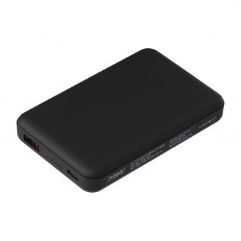 Внешний аккумулятор Largo PD 5000mAh с функцией беспроводной зарядки 15W, черный фото 