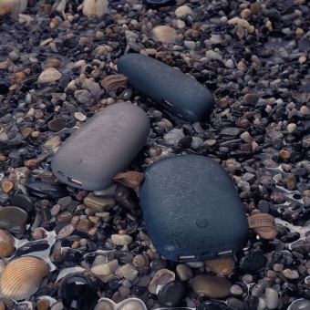 Внешний аккумулятор Pebble 2600 мАч, серо-синий фото 