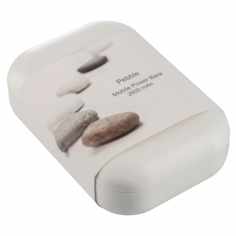 Внешний аккумулятор Pebble 2600 мАч, винный фото 