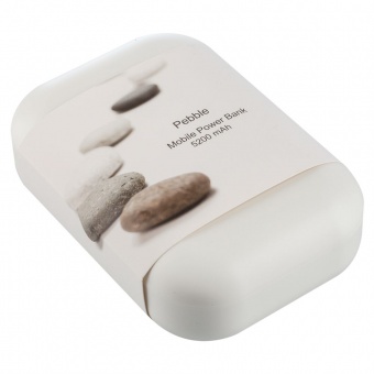 Внешний аккумулятор Pebble 5200 мАч, винный фото 