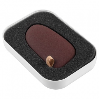 Внешний аккумулятор Pebble 5200 мАч, винный фото 