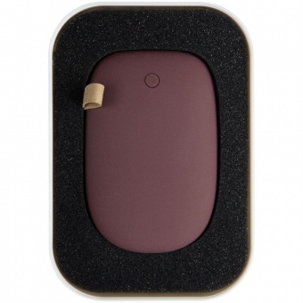 Внешний аккумулятор Pebble 7800 мАч, винный фото 