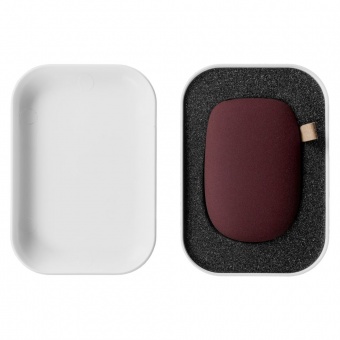 Внешний аккумулятор Pebble 7800 мАч, винный фото 