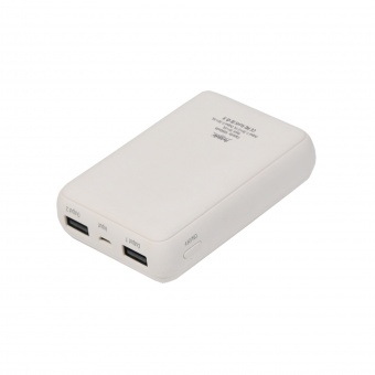 Внешний аккумулятор, Portu PB, 10000 mAh, белый фото 