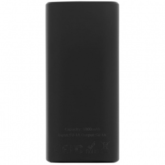 Внешний аккумулятор Power Torch 8000 мАч, матовый черный фото 