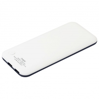 Внешний аккумулятор, Slim NEO, 10000 mAh, синий/белый фото 