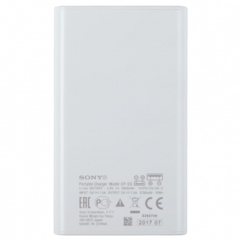 Внешний аккумулятор Sony 5800 мАч, белый фото 