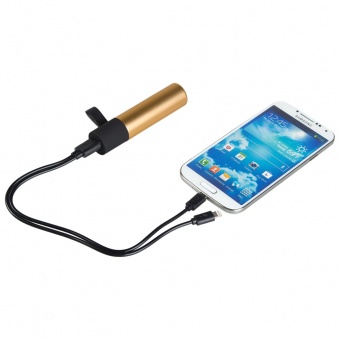 Внешний аккумулятор stickBank 2600 mAh, золотистый фото 