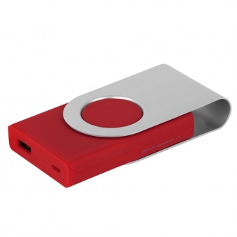 Внешний аккумулятор Twist 4000 mAh, красный фото 