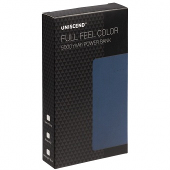 Внешний аккумулятор Uniscend Full Feel Color 5000 мАч, темно-красный фото 2
