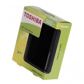 Внешний диск Toshiba Canvio, USB 3.0, 500 Гб, черный фото 