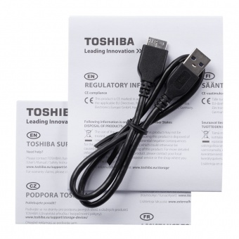 Внешний диск Toshiba Ready, USB 3.0, 1Тб, белый фото 