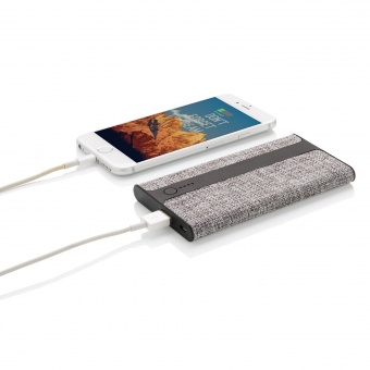 Зарядное устройство в тканевом корпусе, 4000 mAh фото 