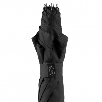 Зонт наоборот Unit Style, трость, черный фото 