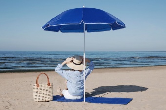 Зонт пляжный Mojacar, синий фото 7