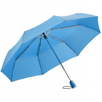 Зонт складной AOC, голубой фото 