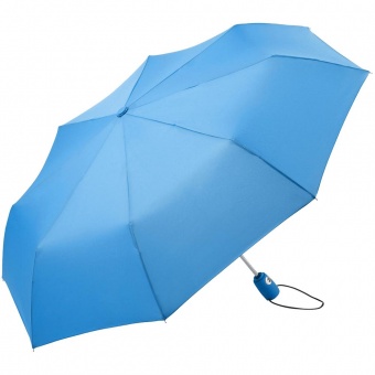 Зонт складной AOC, голубой фото 