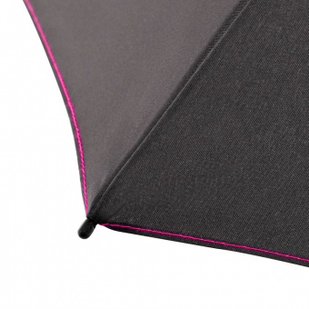 Зонт складной AOC Mini с цветными спицами, розовый фото 