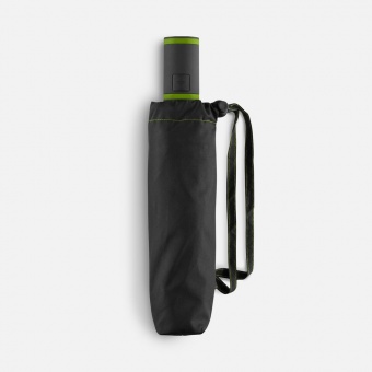 Зонт складной AOC Mini с цветными спицами, зеленое яблоко фото 