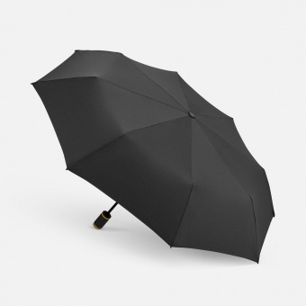 Зонт складной AOC Mini с цветными спицами, желтый фото 