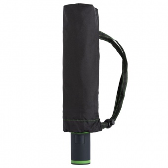 Зонт складной AOC Mini с цветными спицами, зеленое яблоко фото 3