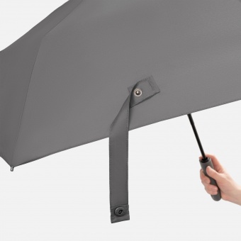 Зонт складной Azimut, серый фото 