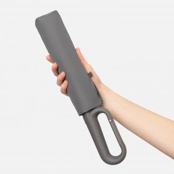 Зонт складной Azimut, серый фото 