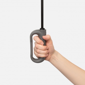 Зонт складной Azimut, серый фото 