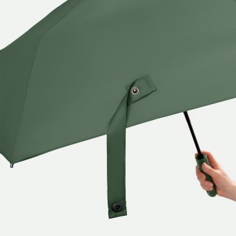 Зонт складной Azimut, зеленый фото 