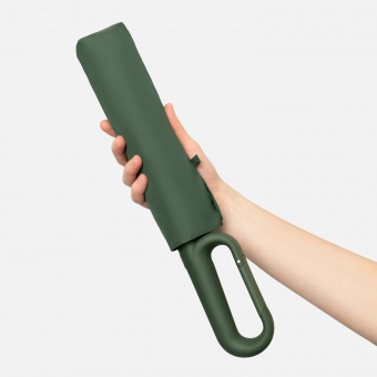 Зонт складной Azimut, зеленый фото 