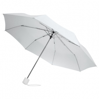 Зонт складной Basic, белый фото 