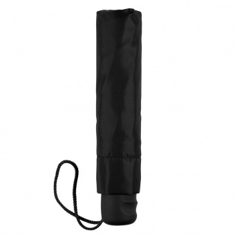 Зонт складной Basic, черный фото 
