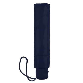 Зонт складной Basic, темно-синий фото 