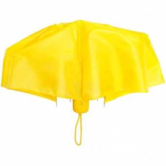 Зонт складной Basic, желтый, уценка фото 
