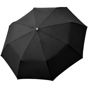 Зонт складной Carbonsteel Magic, черный фото 