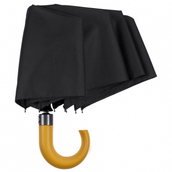 Зонт складной Classic, черный фото 