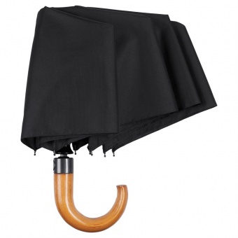 Зонт складной Classic, черный фото 