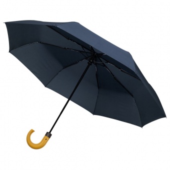 Зонт складной Classic, темно-синий фото 