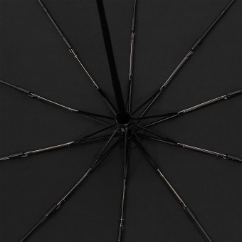 Зонт складной Cloudburst в подарочной упаковке, черный фото 