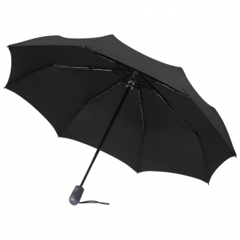 Зонт складной E.200, черный фото 