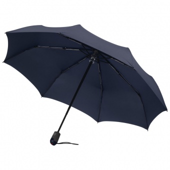 Зонт складной E.200, темно-синий фото 