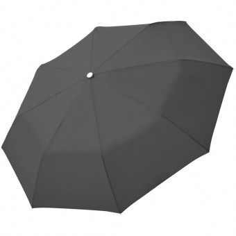 Зонт складной Fiber Alu Light, черный фото 6